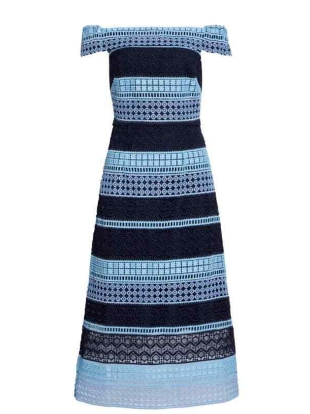 Ted Baker Midi Blue Evening Dress